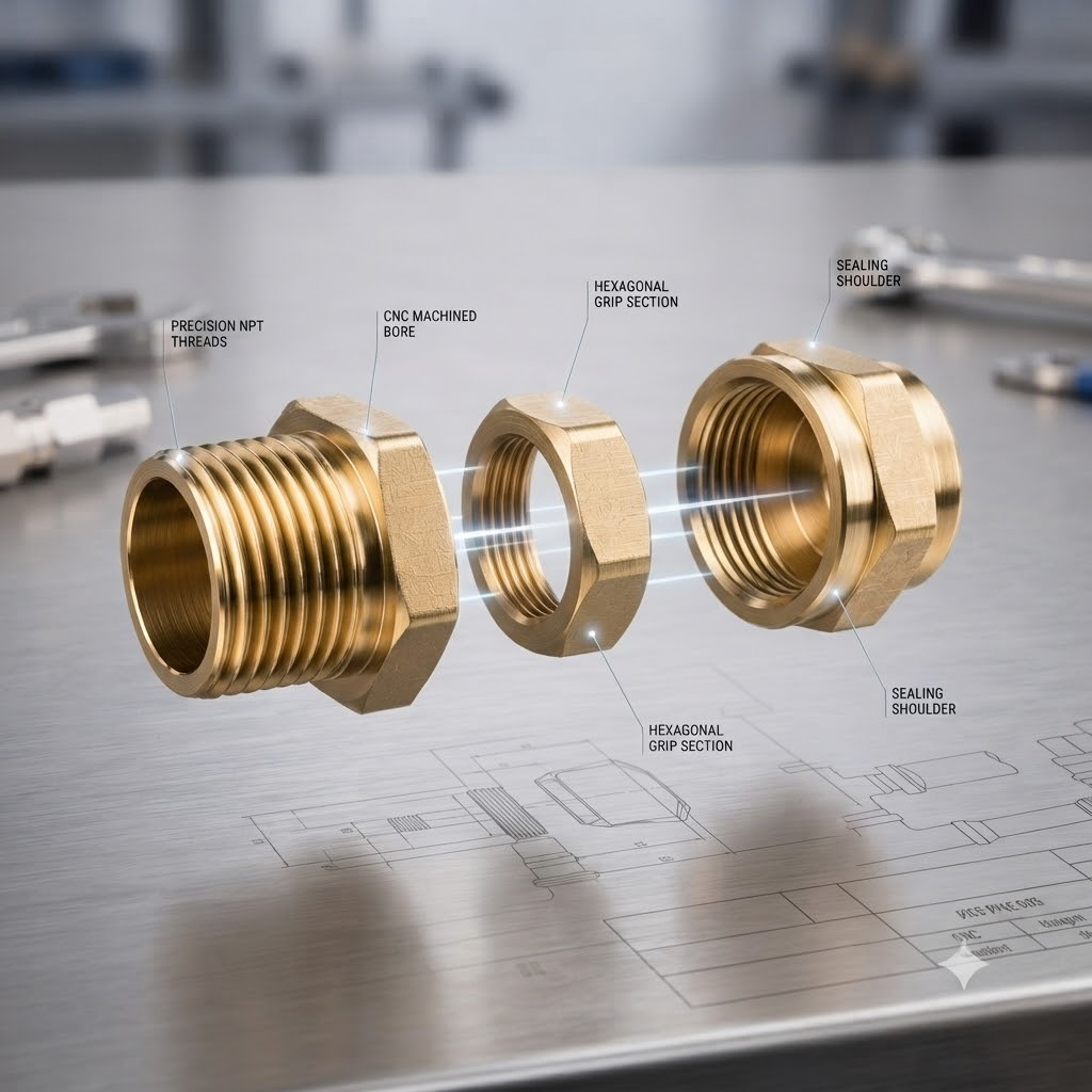 Precision brass parts manufacturing at Feel Good Brass Industry